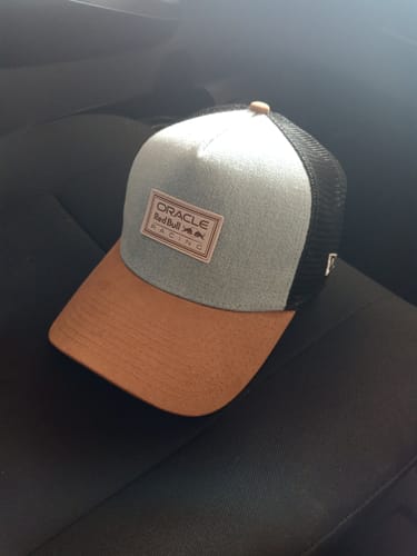 Customer photo review of 9FORTY E-Frame Trucker Austin Race Special Red Bull Racing Rich Denim Snapback