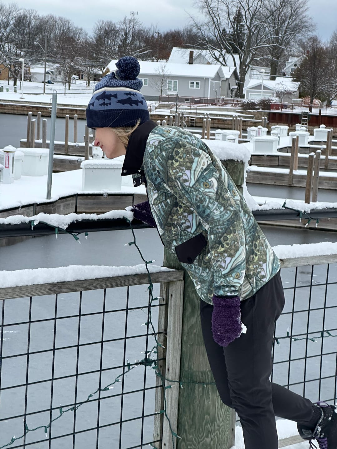 Customer photo review of Steel My Heart Riffle Snap Fleece