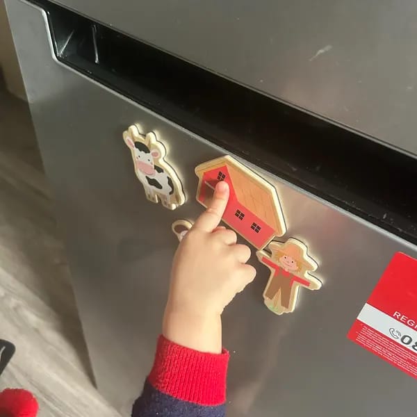 Customer photo review of Kühlschrankmagnete: Bauernhof