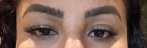 Customer photo review of FEATHER Self-adhesive  Cluster Lashes