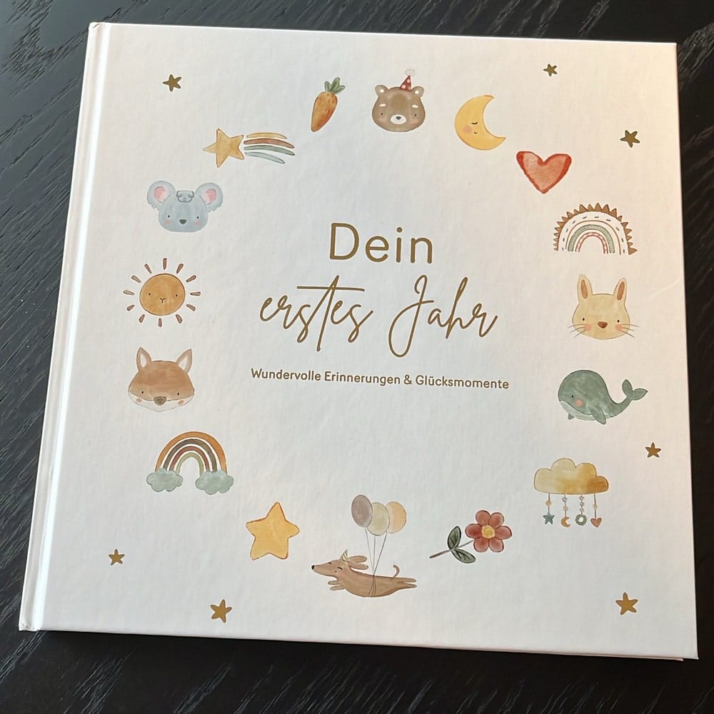 Customer photo review of Babyalbum Dein erstes Jahr | beige