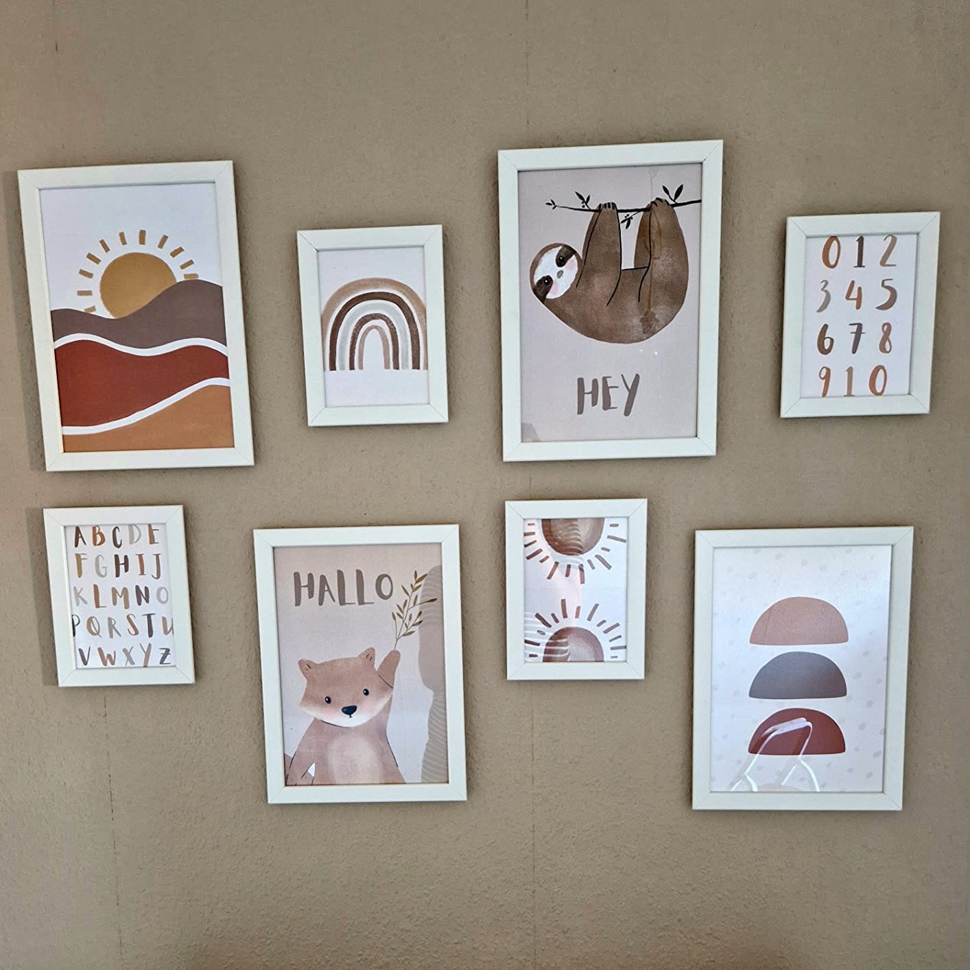 Customer photo review of Kinderzimmerposter | 3er Set A2 | Fuchs & Luftballon rosa