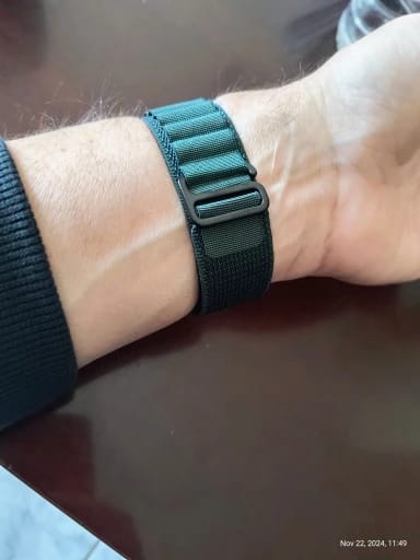 Customer photo review of Bracelet Alpine Apple Watch Ultra