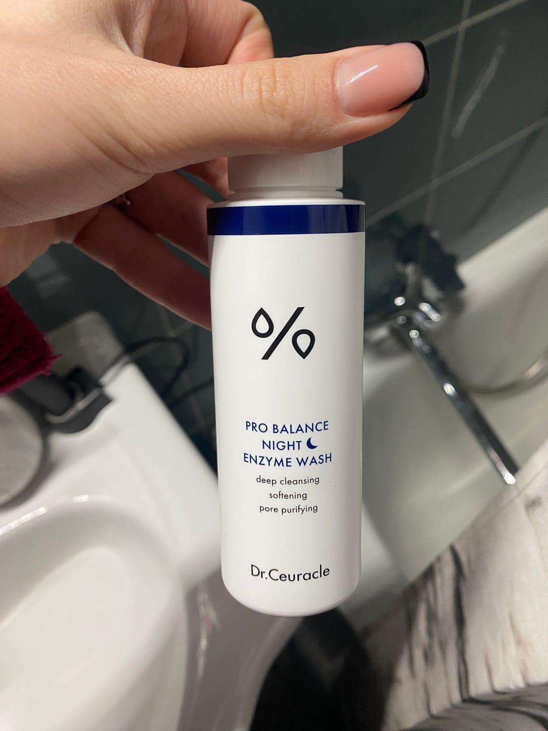 Customer photo review of Enzīmu pūderis ar kokogli Dr.Ceuracle Pro Balance Night Enzyme Wash