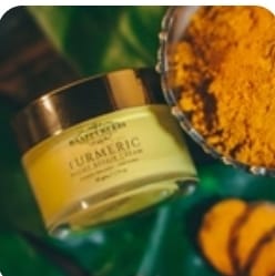 Customer photo review of Turmeric Night Repair Cream