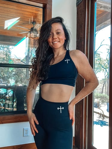 Customer photo review of Essential Sports Bra