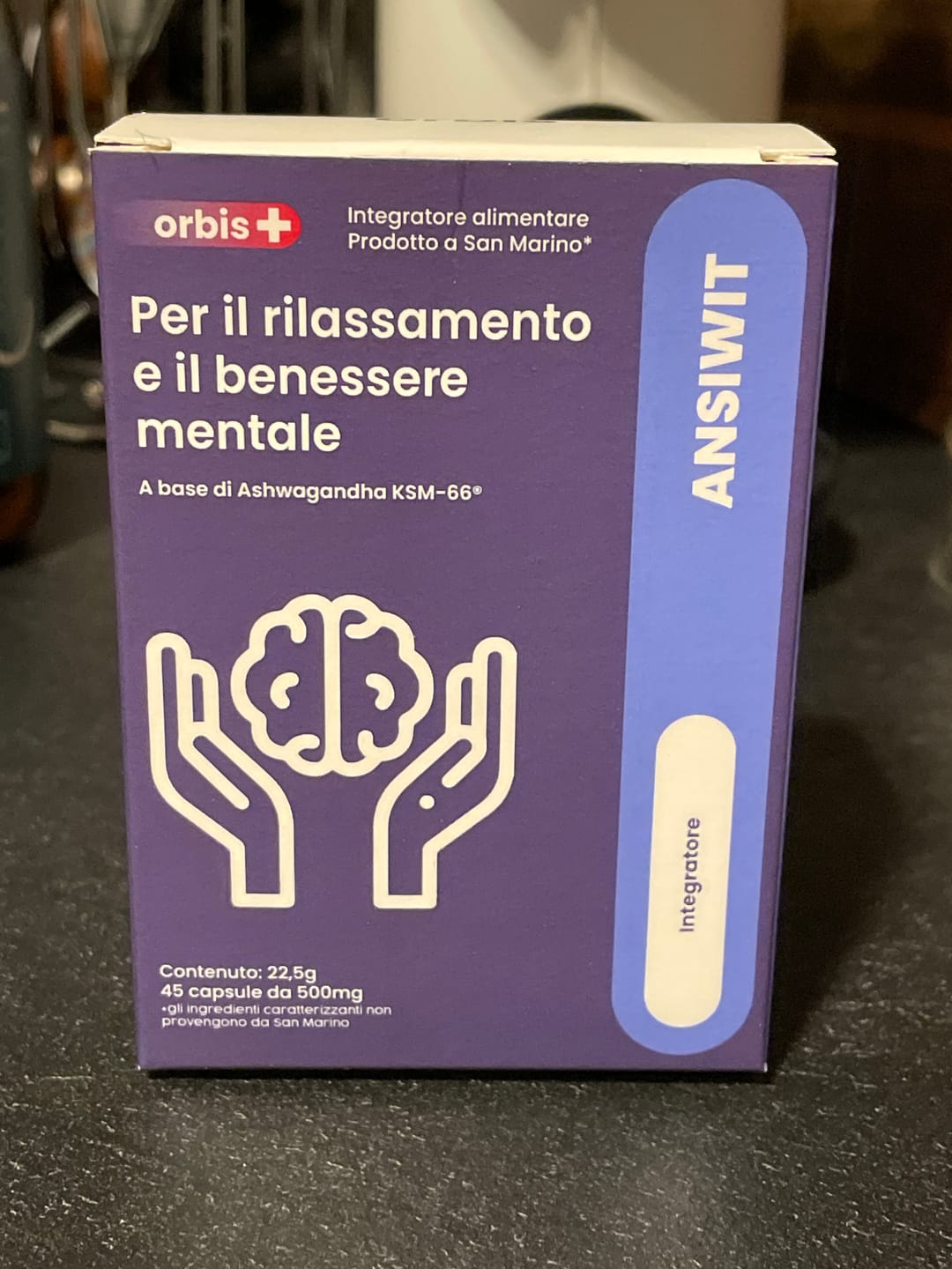 Kundrecension med bilder av ANSIWIT – Ashwagandha KSM66®, magnolia, jujube (45 kapslar)