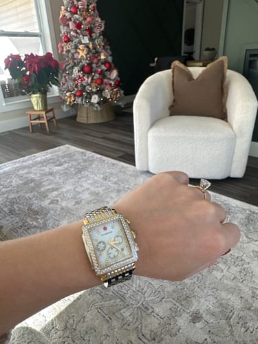 Customer photo review of The Kent Women's Watch with 18K Gold Plating & Polished Stainless Steel