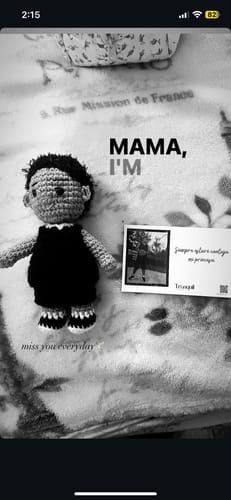 Customer photo review of Tranquil® - Personalized Crochet Doll with Photo Card (Christmas Cut-Off: 10th November)