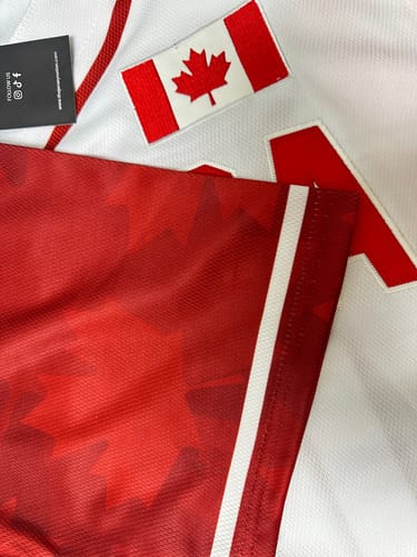 Customer photo review of Canada Custom Baseball Jersey