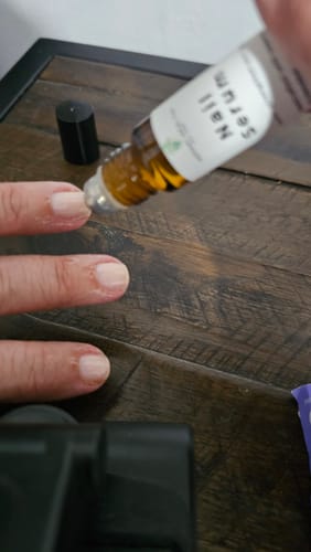 Customer photo review of Nail Serum