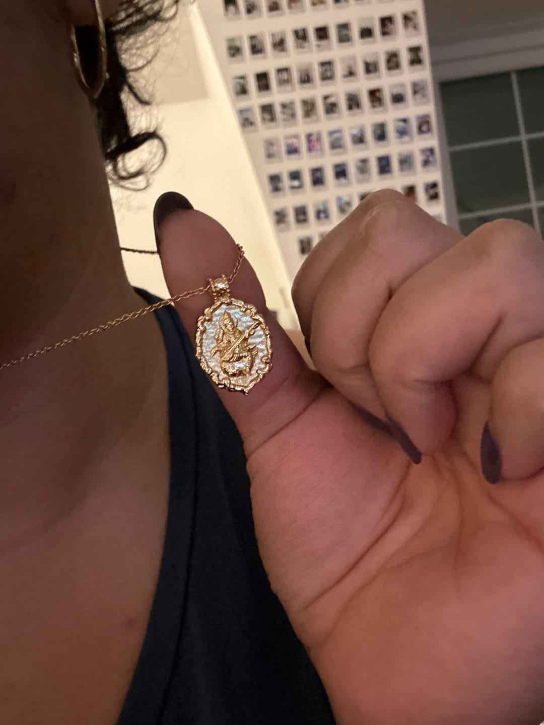 Customer photo review of Goddess Saraswati Necklace
