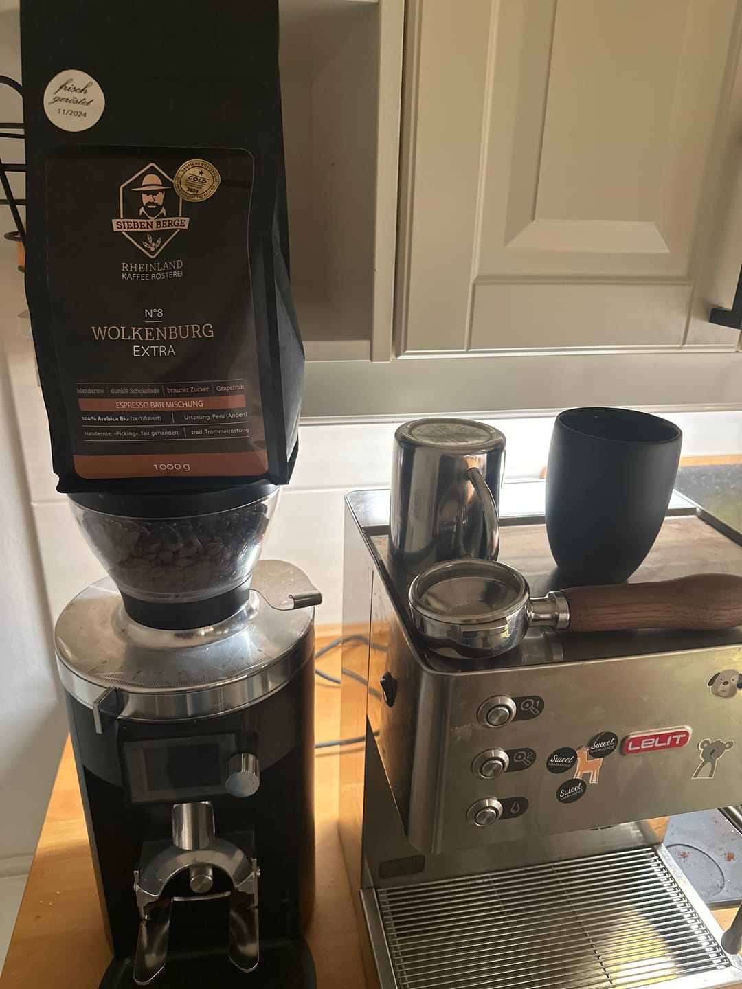Customer photo review of N°8 Wolkenburg Extra Kaffeebohnen