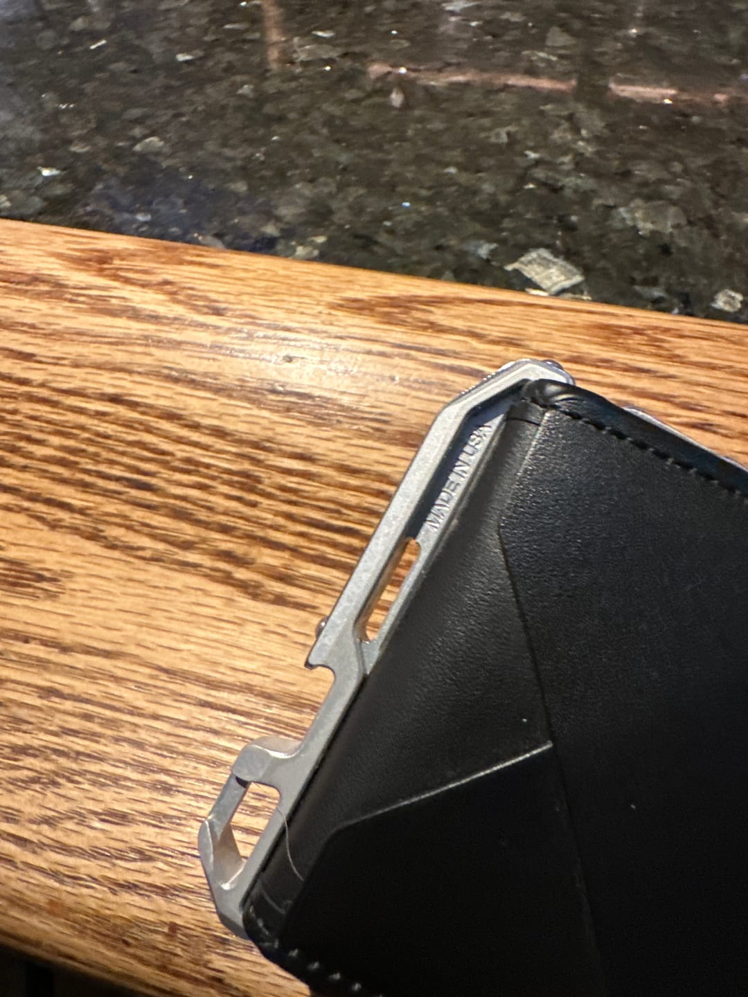Customer photo review of POCKET CLIP