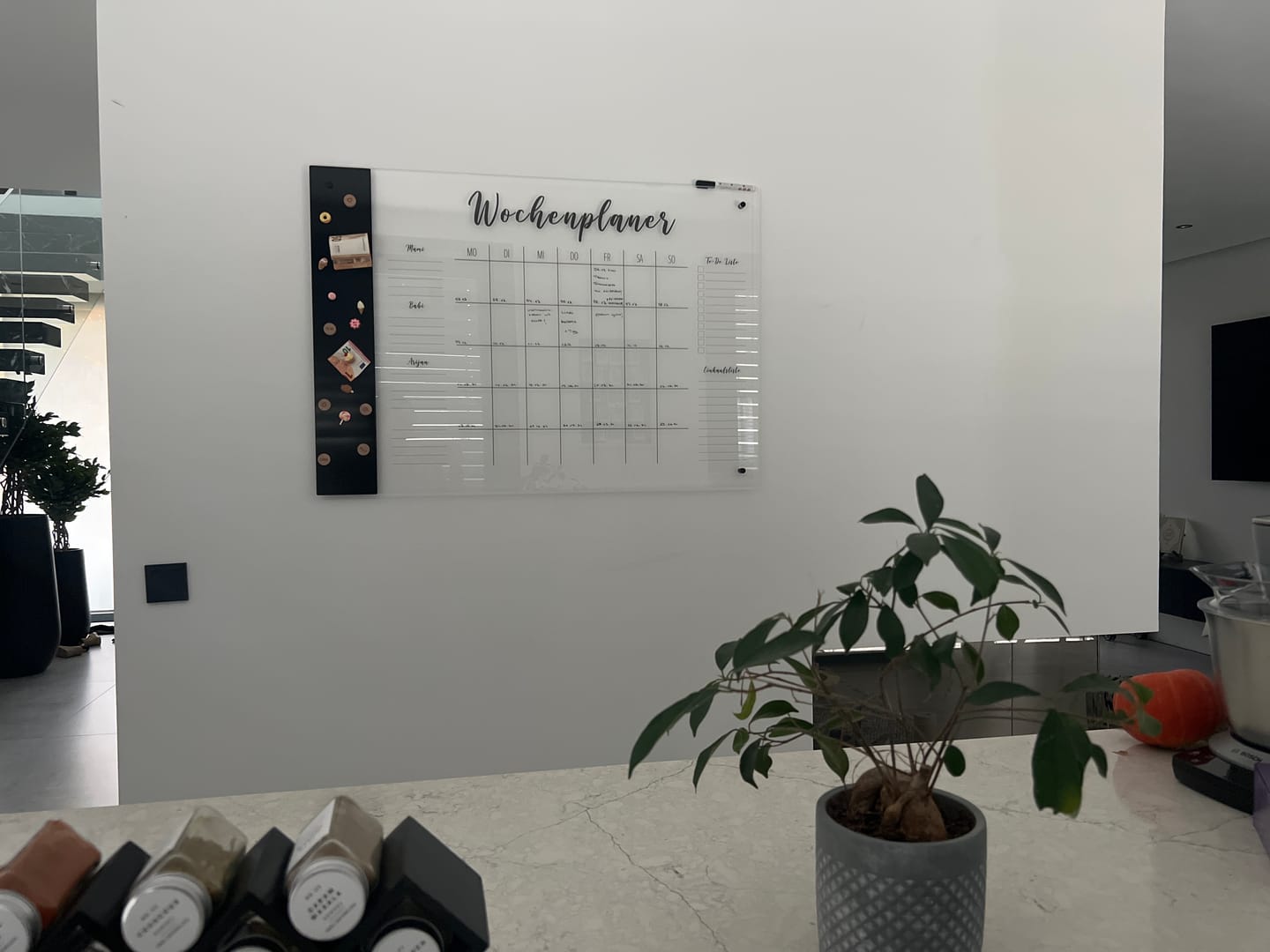 Customer photo review of Familienplaner für 4 Personen mit Magnetboard