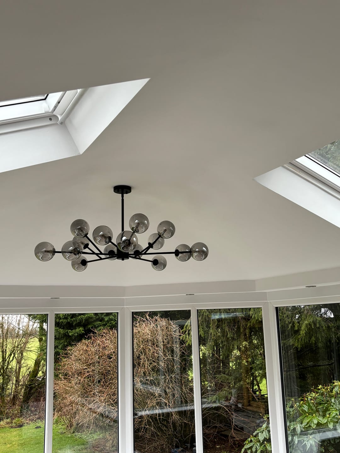 Customer photo review of 15-Light Sputnik Modern Sphere Chandelier