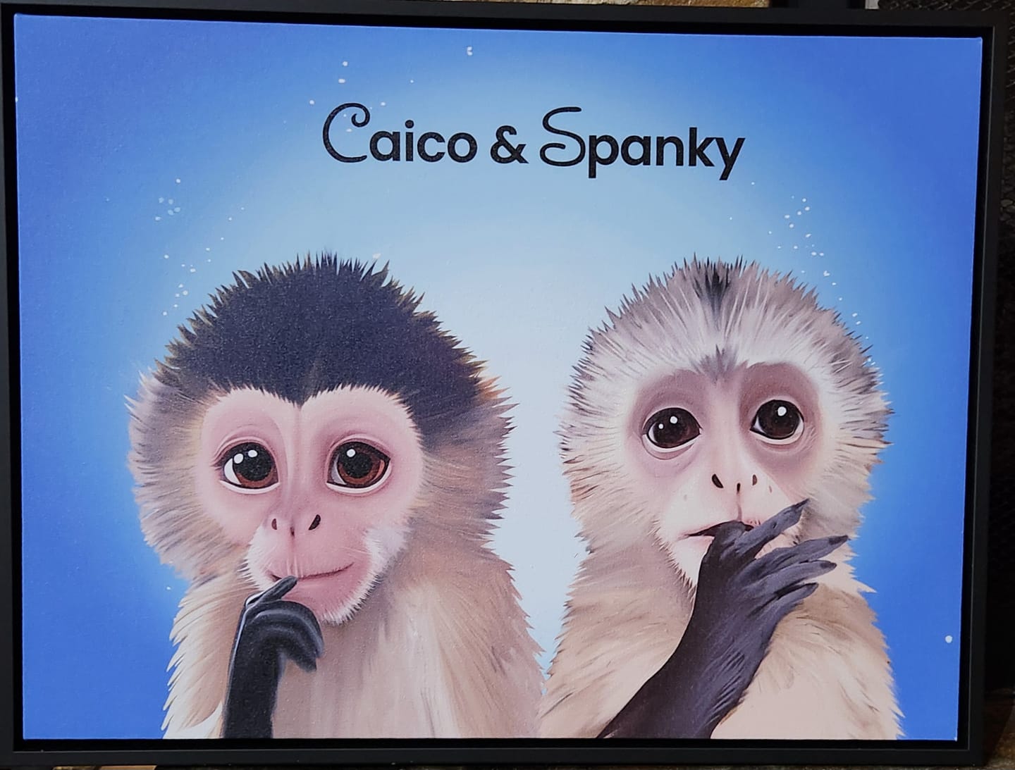 Customer photo review of Cartoon 2 Pet Portrait