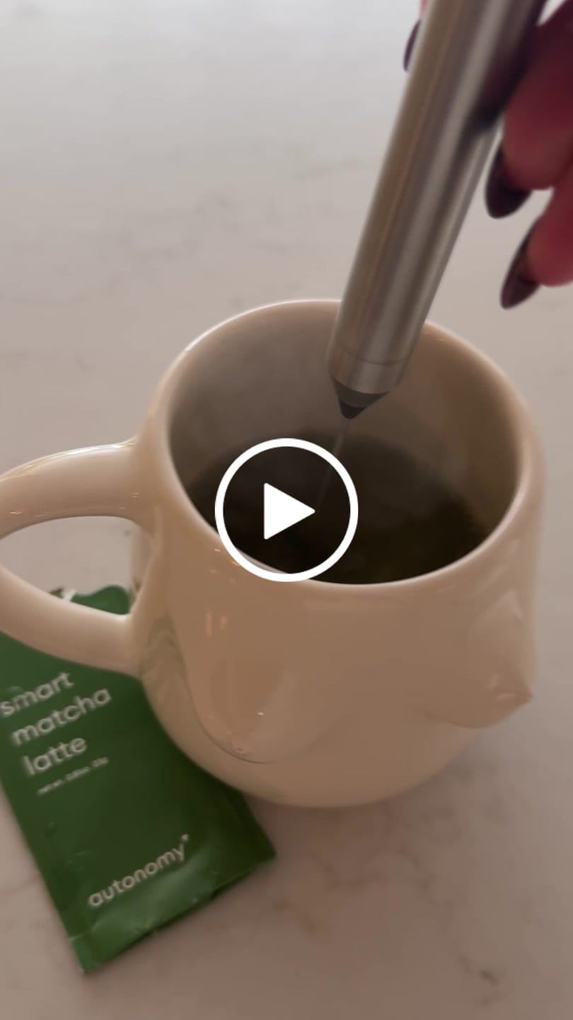 Customer video review of autonomy smart matcha latte (7 servings, one-time purchase)