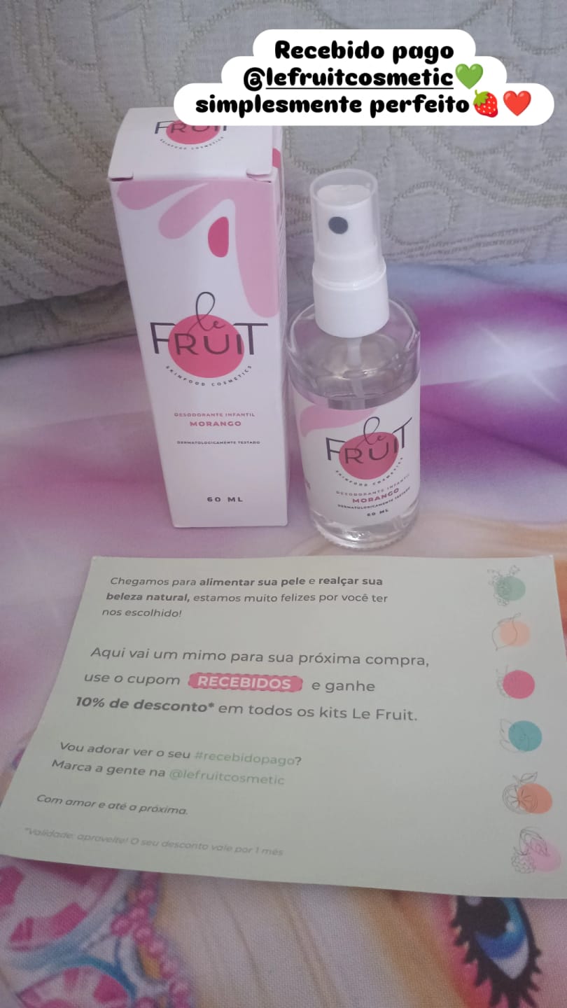 Customer photo review of Desodorante Diário Teen