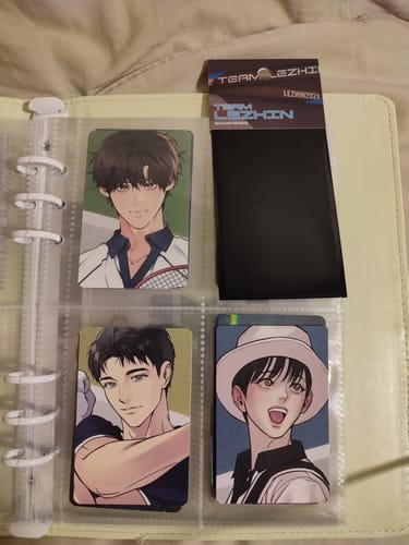 Customer photo review of TEAM LEZHIN Pop-up Store - Team Collection Photocard