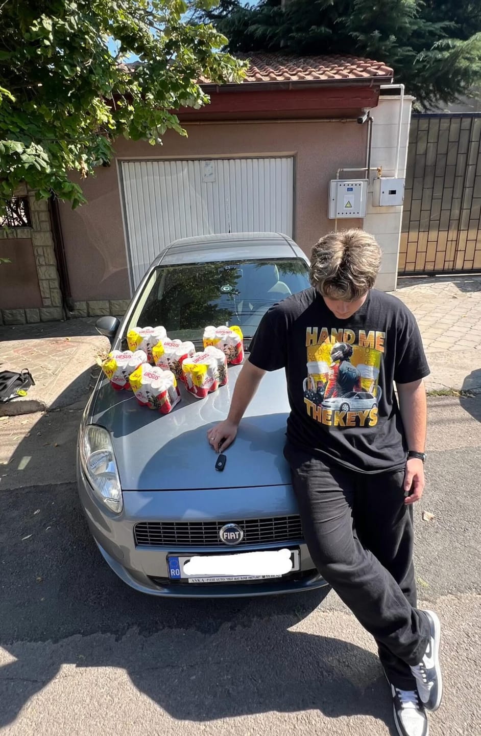 Customer photo review of Hand Me The Keys T-shirt