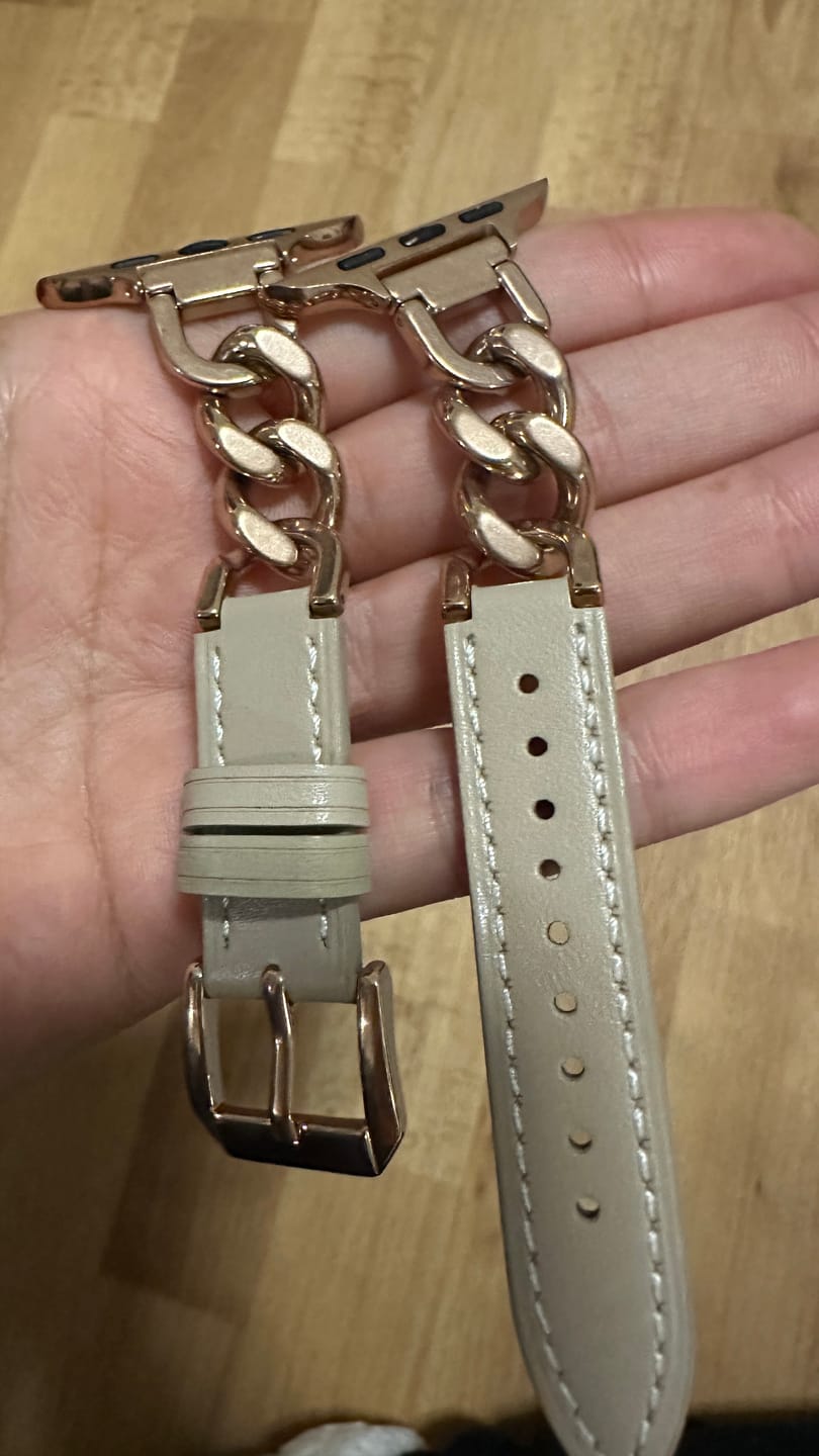 Customer photo review of Apple Watch Lederarmband "Jade"