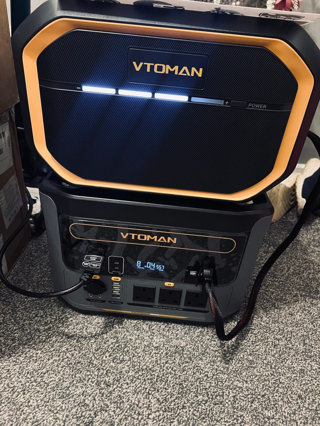 Customer photo review of VTOMAN FlashSpeed 1500 Portable Power Station
