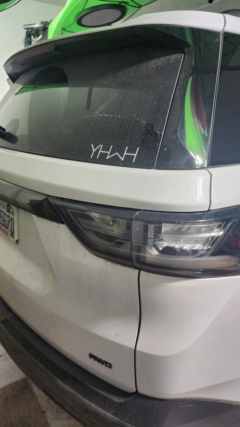 Customer photo review of Laser Cut Decal Logo Pack