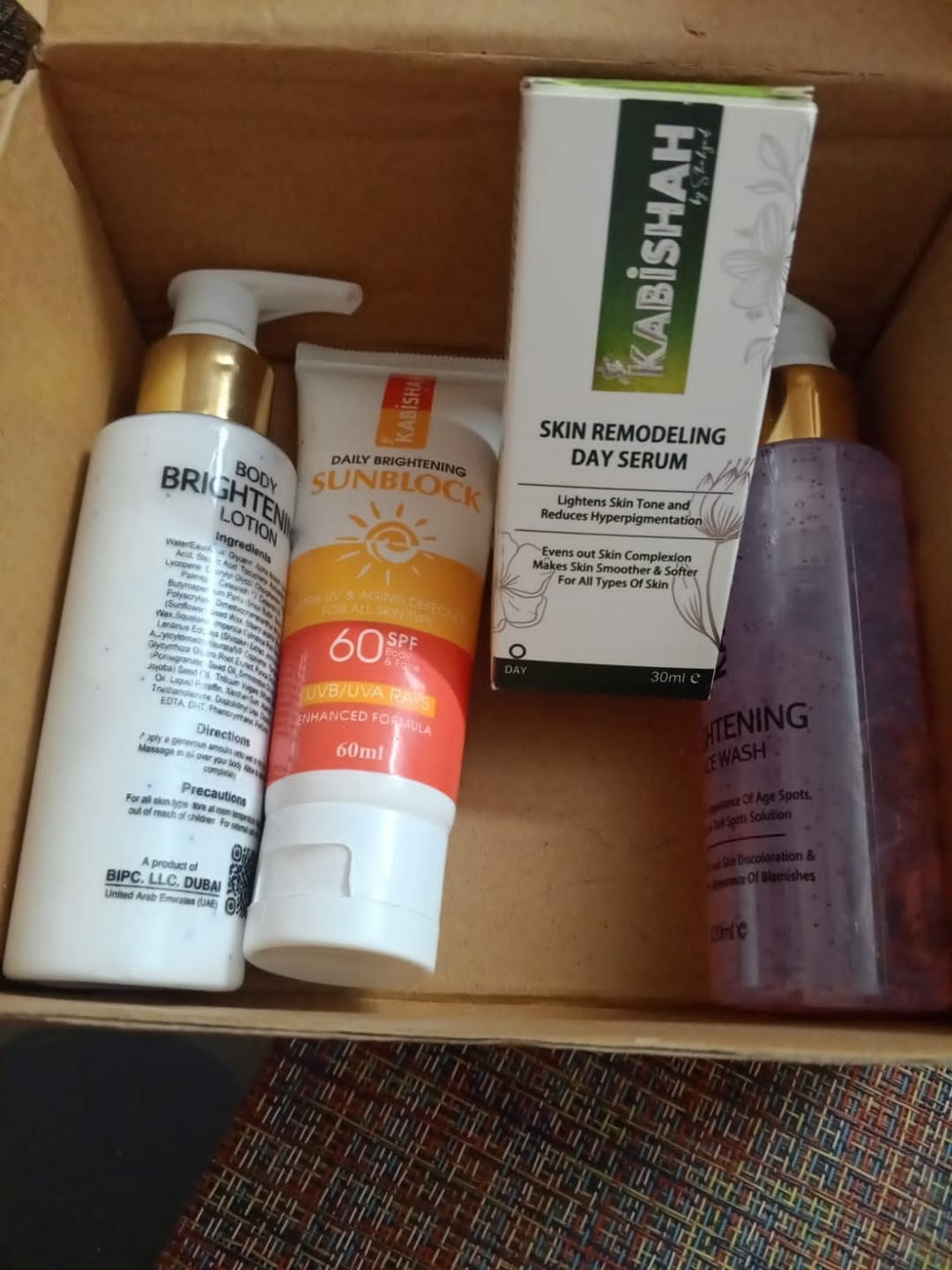 Customer photo review of All Day Radiant Glow Bundle