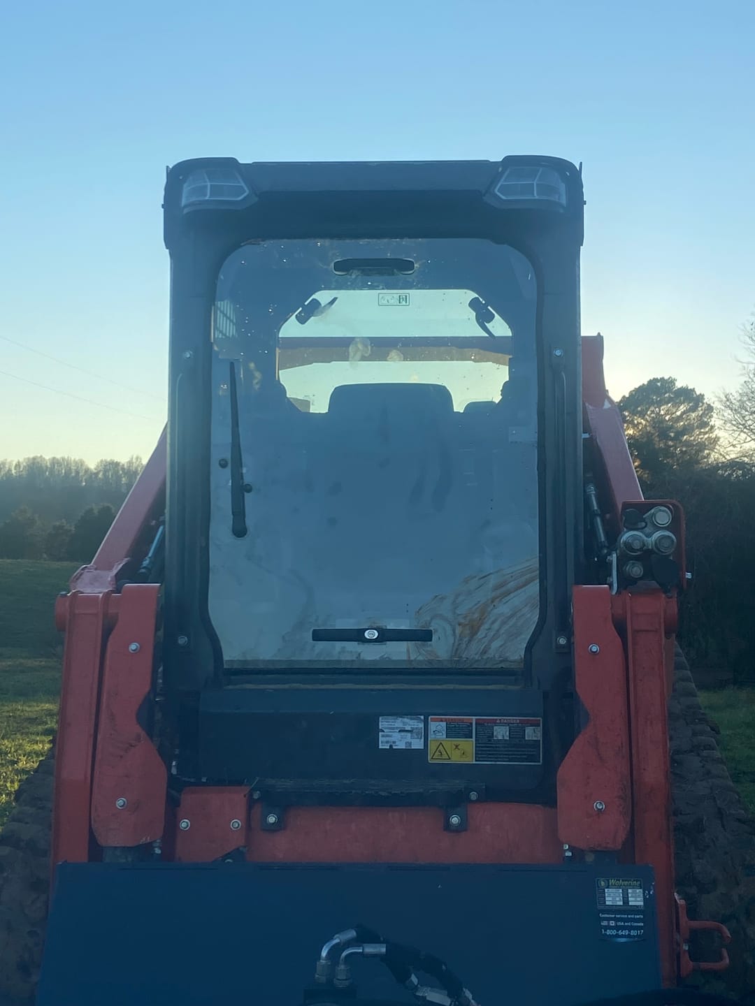 Customer photo review of KUBOTA SVL REPLACEMENT SKID STEER DOOR | POLYCARBONATE | #V0621-34520