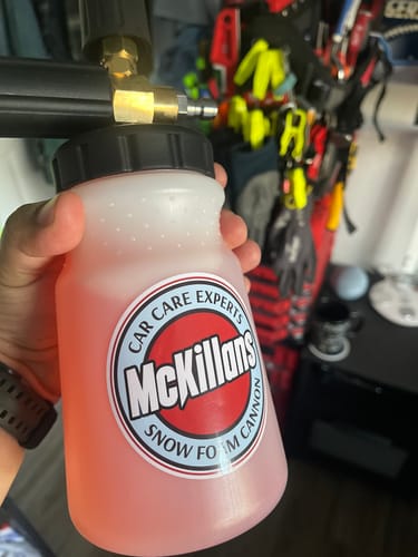 Customer photo review of Wide Mouth Foam Cannon
