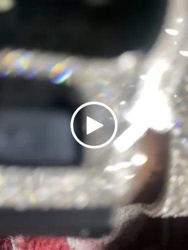 Customer video review of 4.25 Carat Moissanite VVS Iced Out G Shock DW6900 Custom Watch