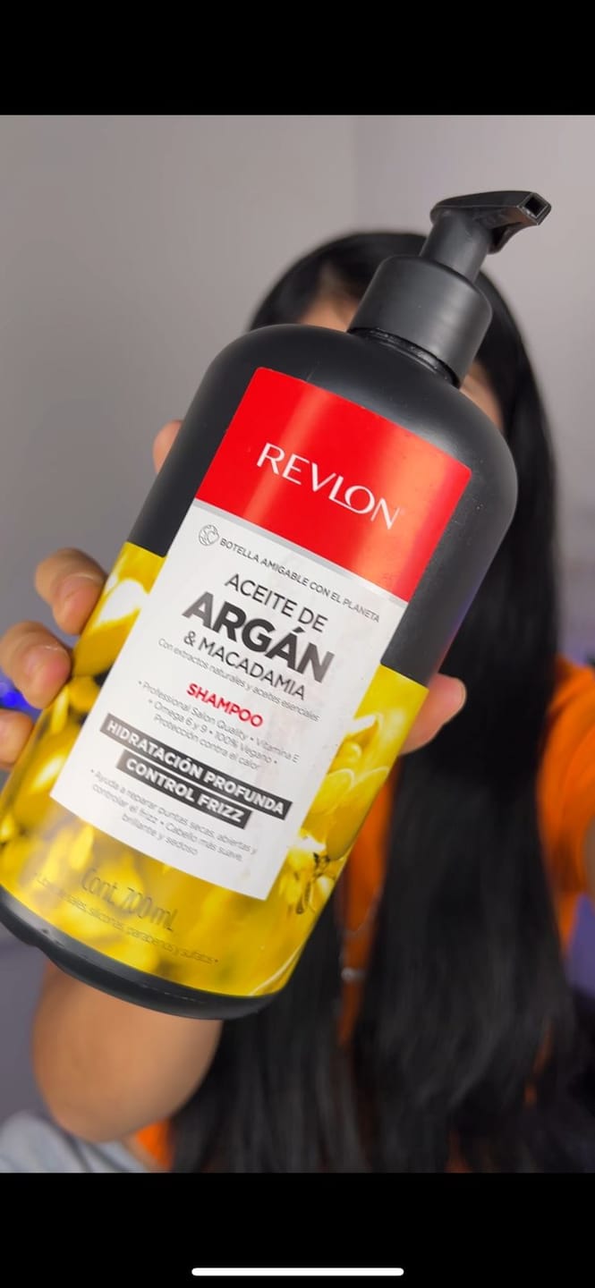 Customer photo review of Shampoo Macadamia + Aceite Argán Revlon