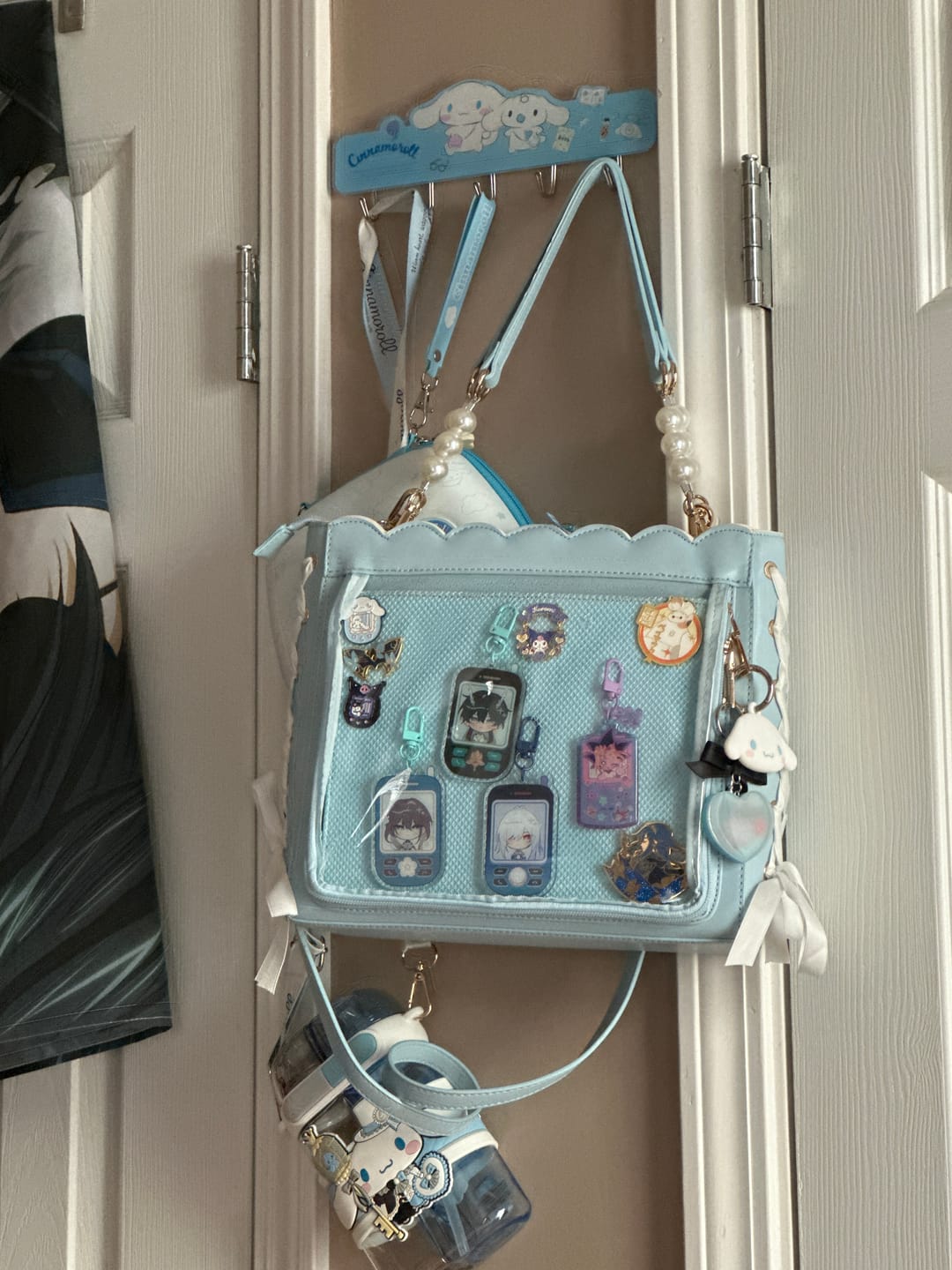 Customer photo review of Cinnamoroll Embossed Lace-up Pu Ita Bag