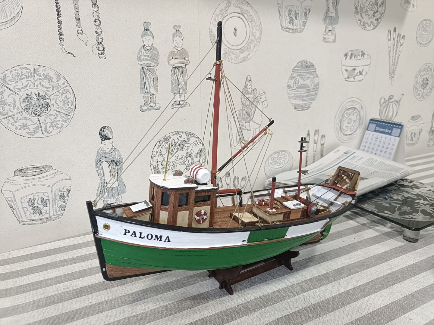 Customer photo review of Maqueta Barco Palamós