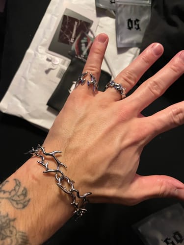 Customer photo review of Tribal Heart Ring