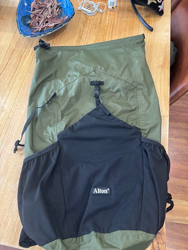 Customer photo review of Ultralight Daypack - 20L