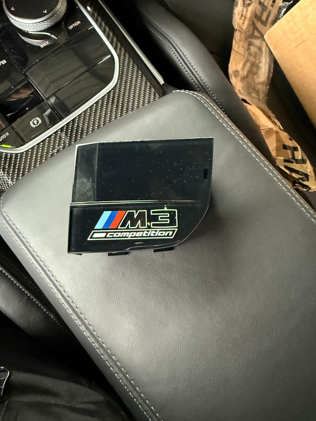 Customer photo review of Genuine BMW OEM BMW M3 Competition LCI Interior Model Centre Console Trim (G80/G81)
