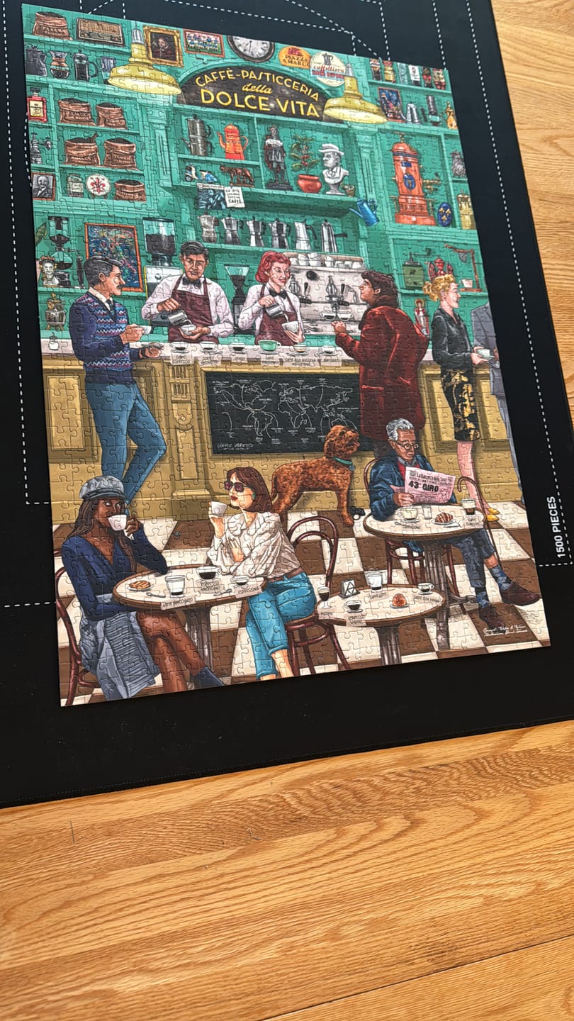 Customer photo review of Coffee Puzzle - Italian Coffee Culture