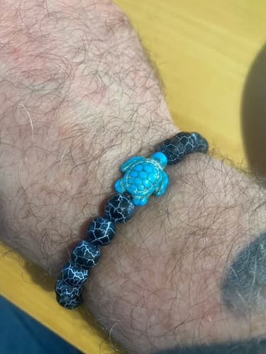 Customer photo review of Turtle Tracking Bracelet