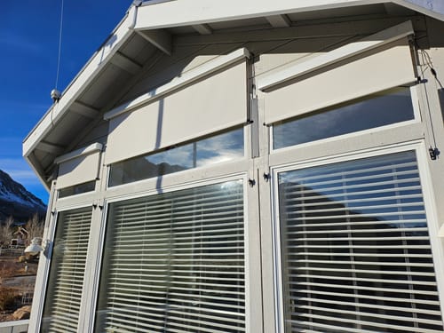 Customer photo review of SmartWings Motorized Outdoor Shades 1%/3%/5% Openness
