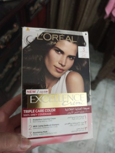 Customer photo review of Loreal Excellence Creme 300 Hair Color