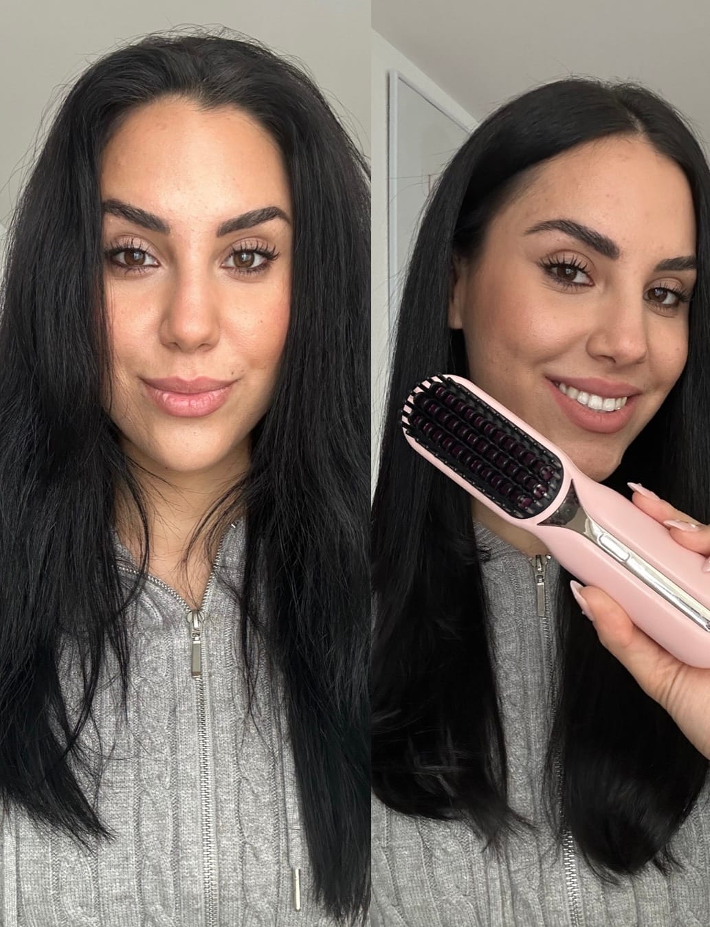 Customer photo review of LumoShine Brush® - Vielseitige Bürste für jeden Haarstyle