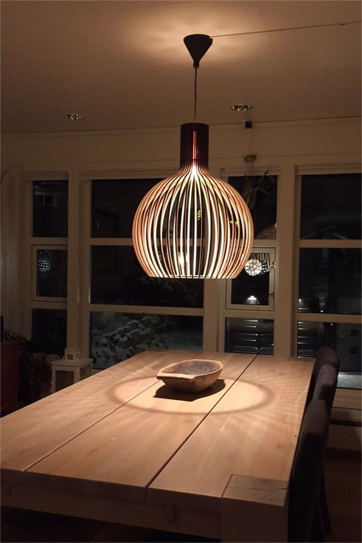 Customer photo review of Suspension en bois scandinave |  Balinaise
