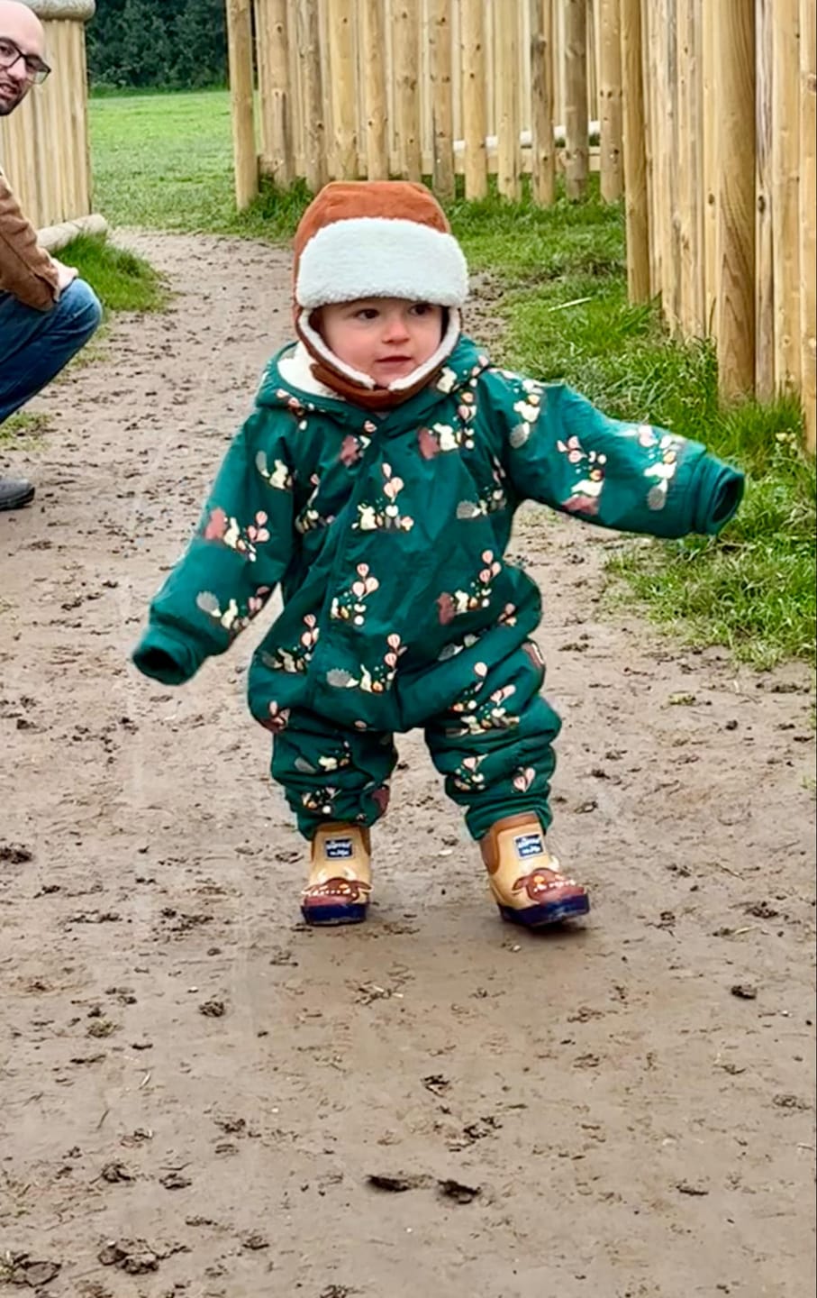 Customer photo review of Starry Night Everyday Dungarees