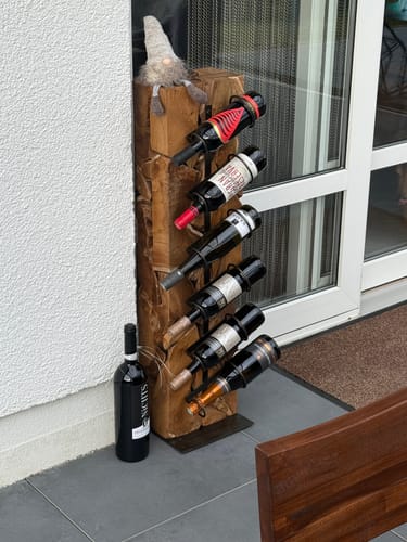 Customer photo review of Weinregal Weinständer Holz massiv XILON 100 cm