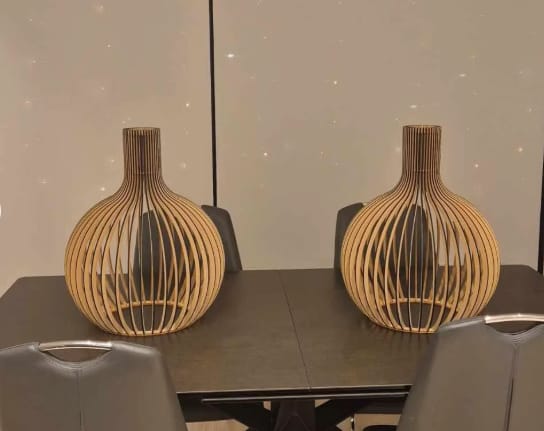 Customer photo review of Suspension en bois scandinave |  Balinaise