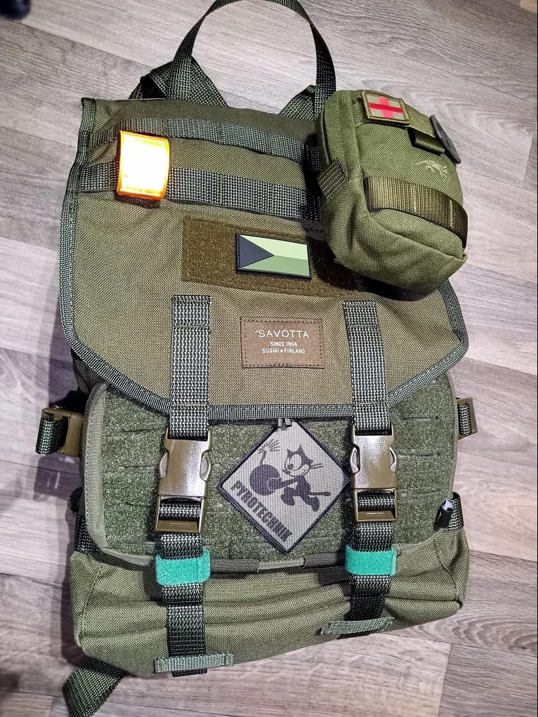 Customer photo review of Jääkäri S backpack