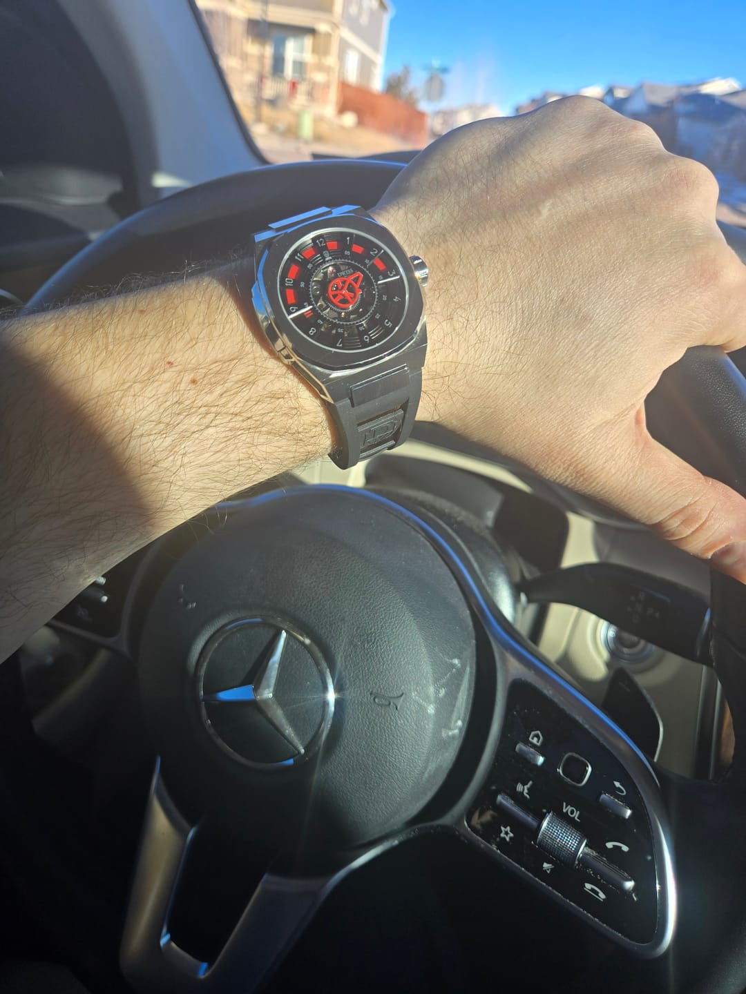 Customer photo review of M3S-red-rubber