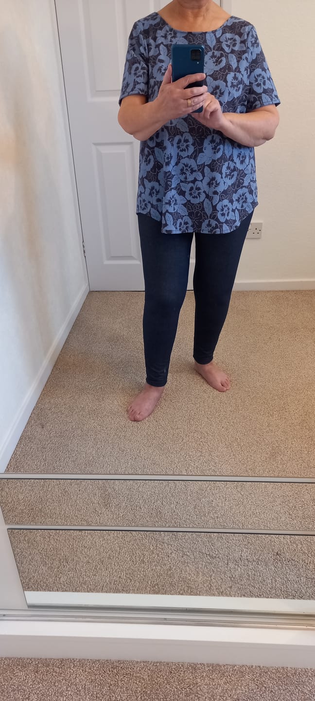 Customer photo review of Denim Jersey Jegging Fabric